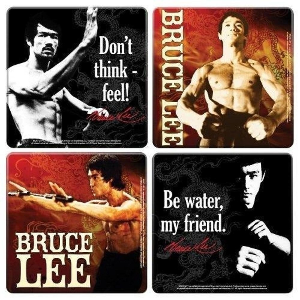 Vandor Bruce Lee Wood Coaster  4 different images #93085